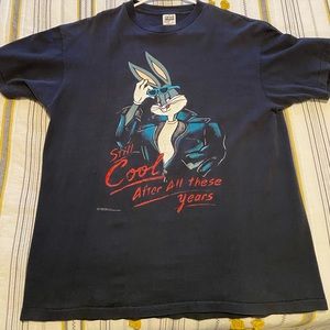 Vintage 1990 Bugs Bunny “Still Cool After All These Years” Single Stitch XL Tee